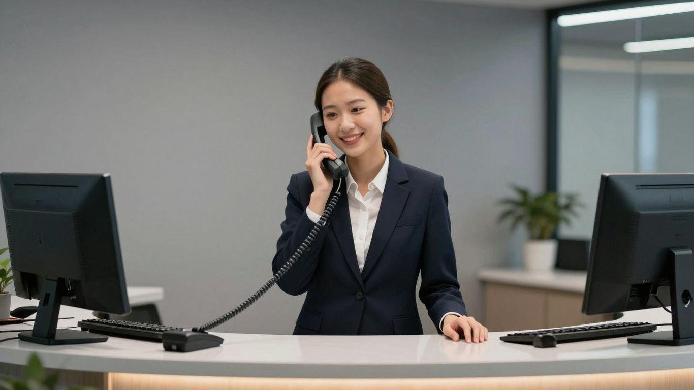 Virtual staffing professional providing remote customer support